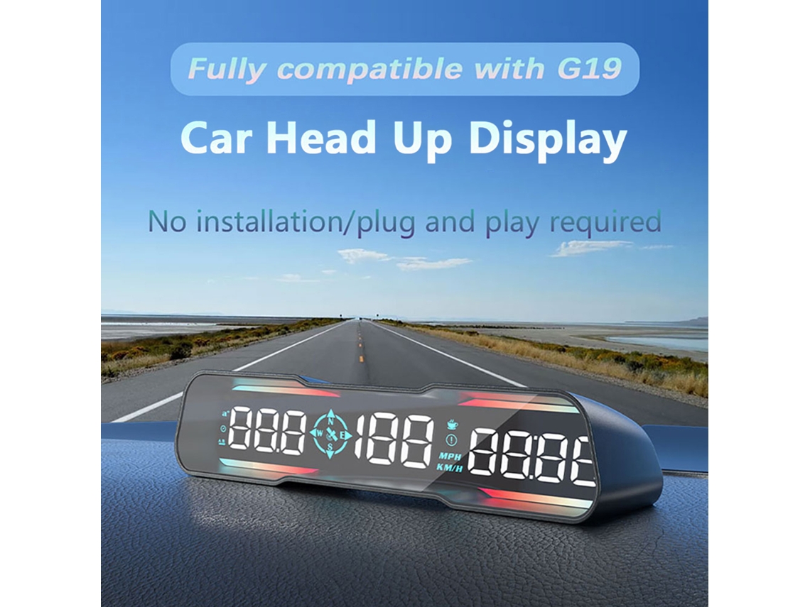 Head Up Display Gps Speedometer Led For All Vehicles