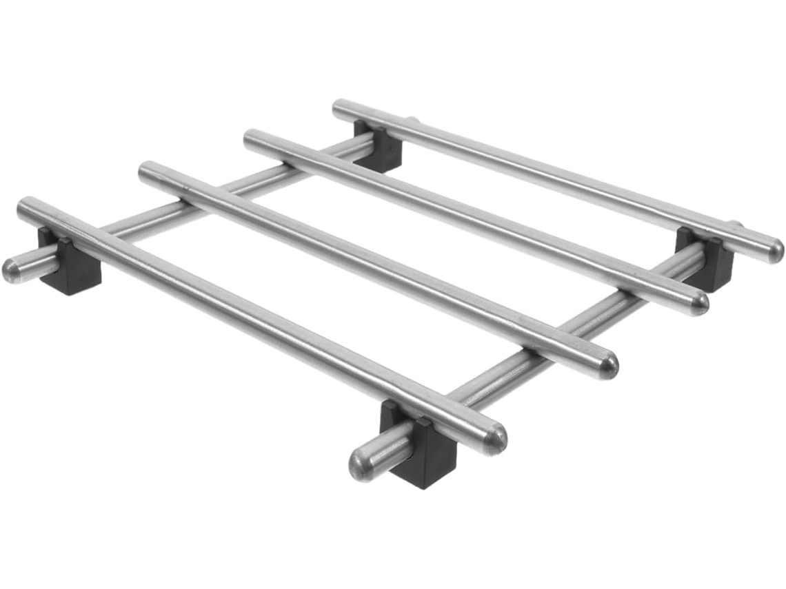 Suporte Pequeno Para Panelas Quentes Em Aço Inoxidável, 18x18 Cm, Com Pés De Borracha Antiderrapantes Protetor De Mesa Gokoco