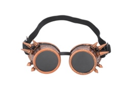 Óculos Steampunk Vintage Laxiscreed À Prova De Vento Para Estilo Único