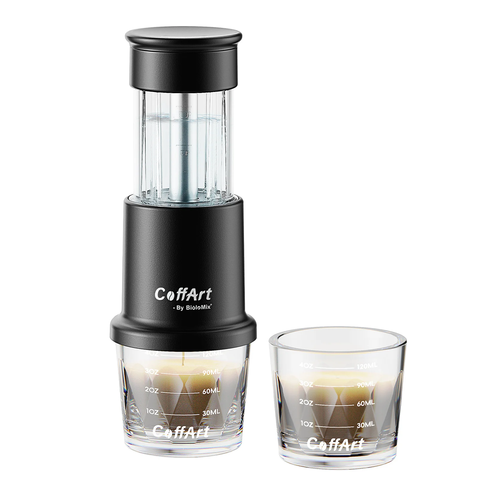 Máquina De Café Expresso Manual Portátil 2 Em 1