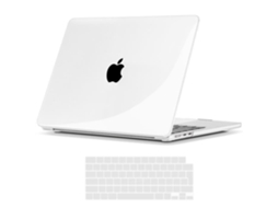 Capa Tecool Para O Novo Macbook Air M2 2022 De 13,6 Polegadas Capa Fina De Plástico E Capa De Teclado Transparente Da Ue Brilvibera (a2681)