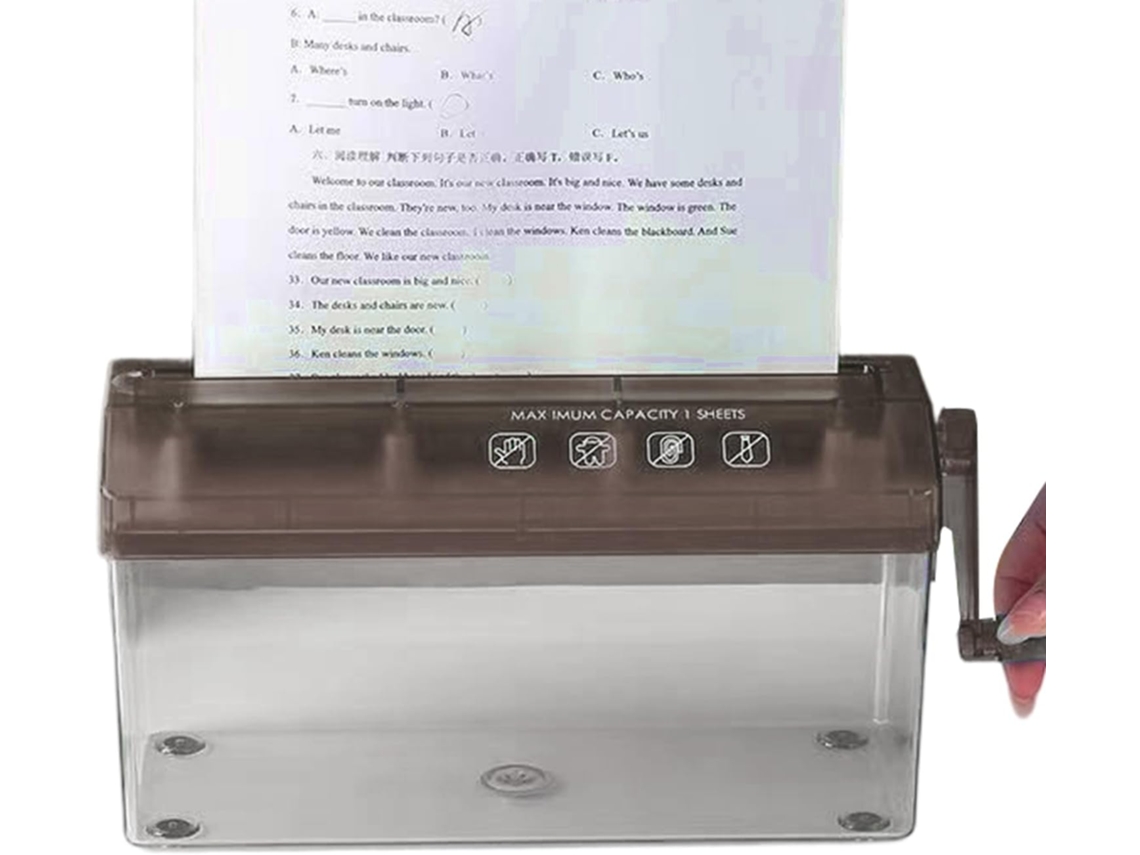Destructeur De Documents Portable Protection De La Confidentialité
