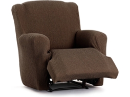 Capa de Poltrona Relax XL EYSA Premium Troya Tecido Elástico (90 x 80 x 100 cm - Poliéster e Algodão - Marrón)