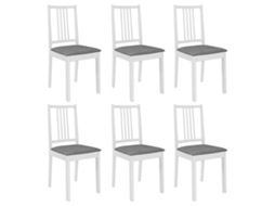 Dining Chair, Dining Chairs Vidaxl Branco Madeira (n/a)