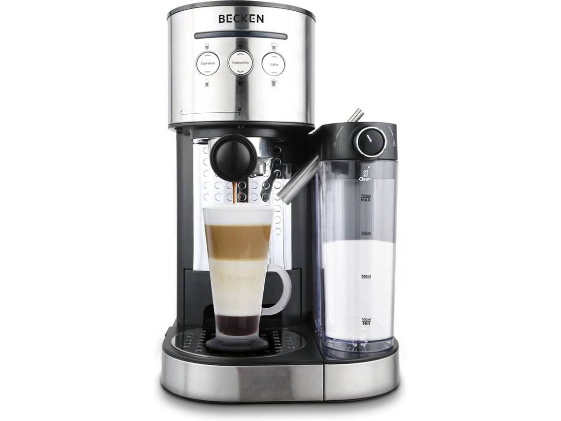 Máquina de Café Manual BECKEN BECM4567 (15 bar - Café moído)