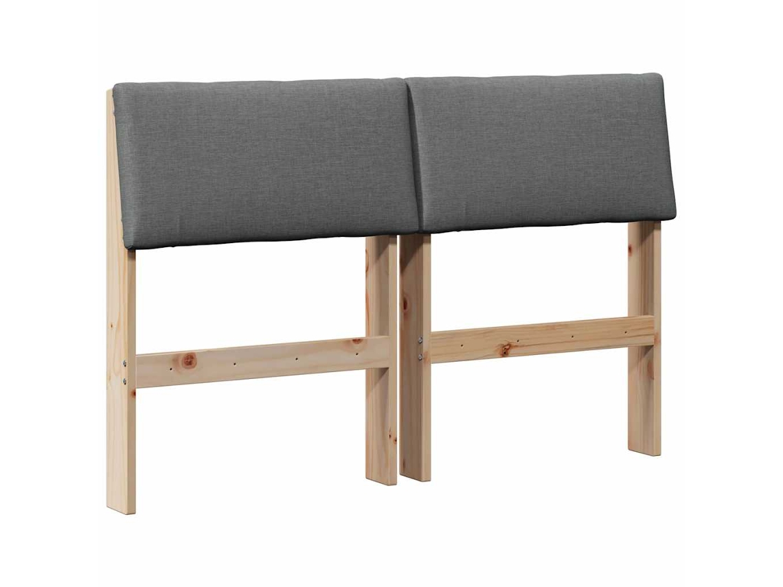 Cabeceira Estofada Cinza Escuro 120 Cm MAISON EXCLUSIVE