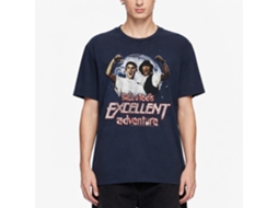Rockinstone Bill And Ted Excellent Navy Adult T-shirt Size:m
