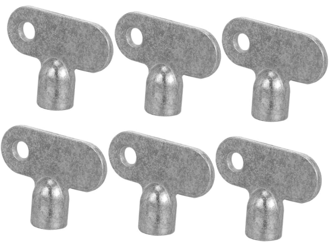Conjunto de 6 chaves de sangria Amosfun em liga zinco prateada