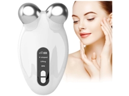 Dispositivo Facial De Microcorrente Yunzii Ems001 Massageador Facial Usb Rejuvenescimento E Endurecimento Da Pele Branco