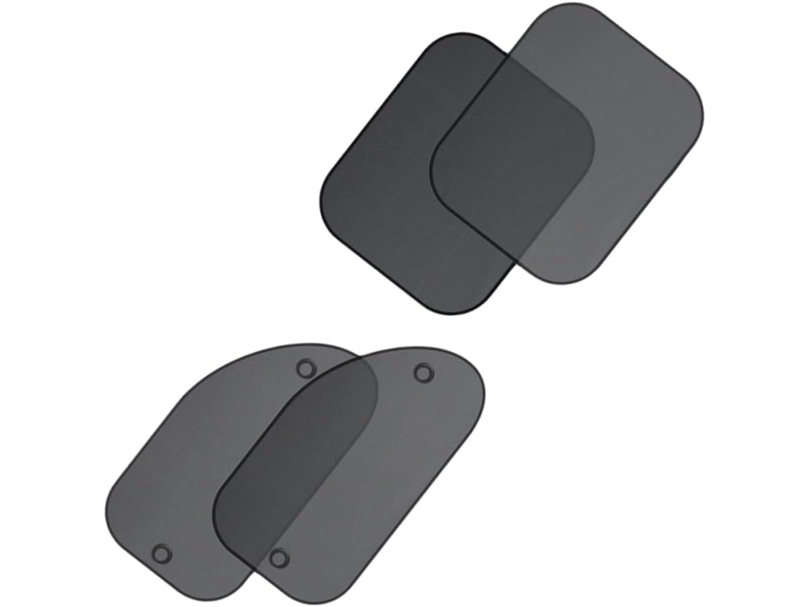 Protetores Solares Para Janelas De Carro, Proteção Uv, Conjunto Preto