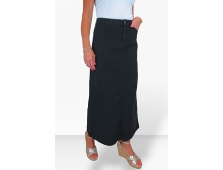 Saia de Mulher PAULO DUE Stretch Maxi Preto (42)