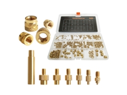 Kit De Porcas De Cobre Para Inserção A Calor Com Pontas 7pcs Para Impressão 3d M2-m8 345pcs