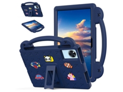 Capa infantil de EVA à prova de choque com suporte e alça para tablet da Webake