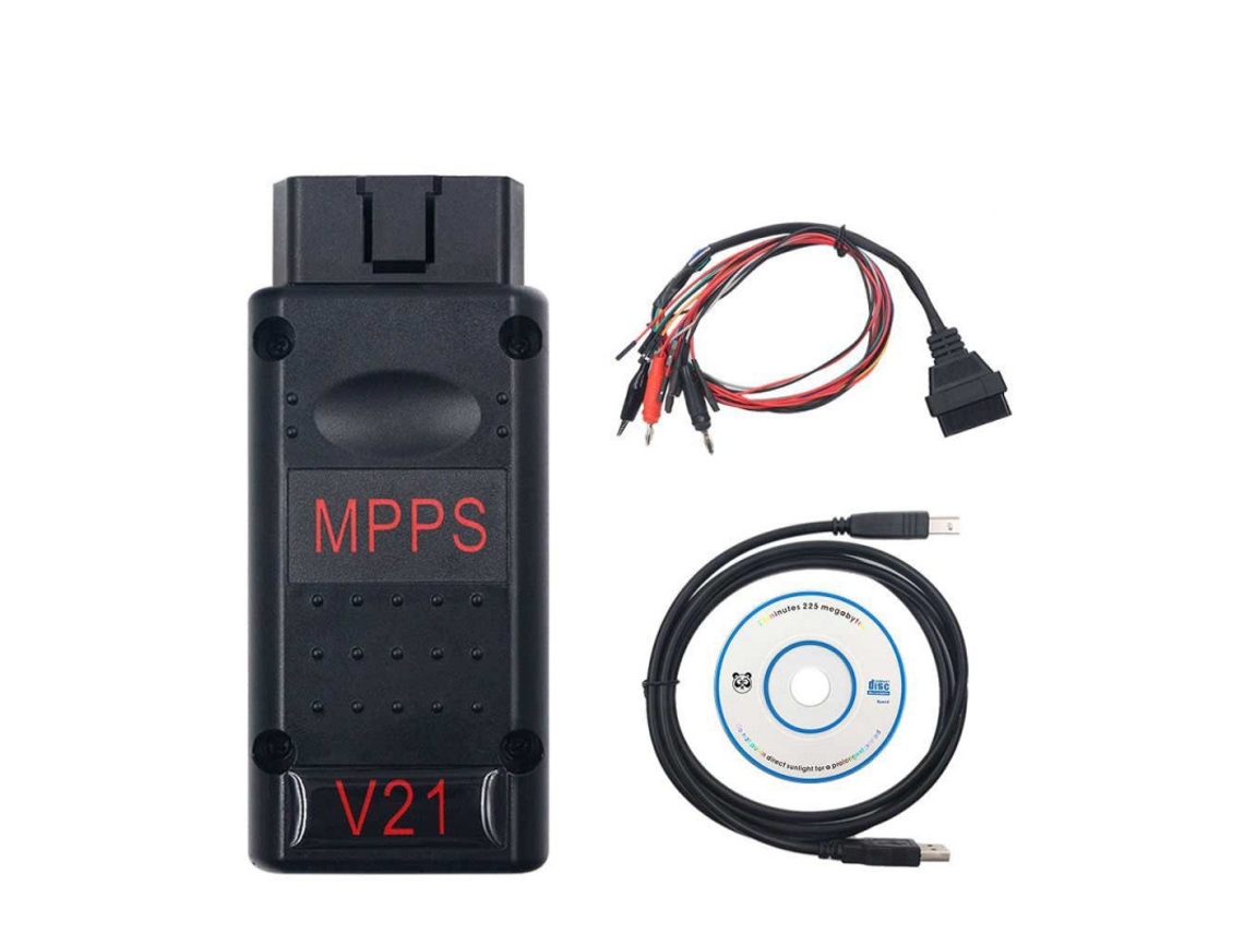 Kit Programacao Mpps V21 Obd Unidade Cabo Usb Driver Equipamento Oficina