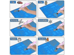 Caneta De Impressão 3d Com Tapete De Design De Silicone Com Modelo Básico E Padrões Caneta 3d Olysi Shop