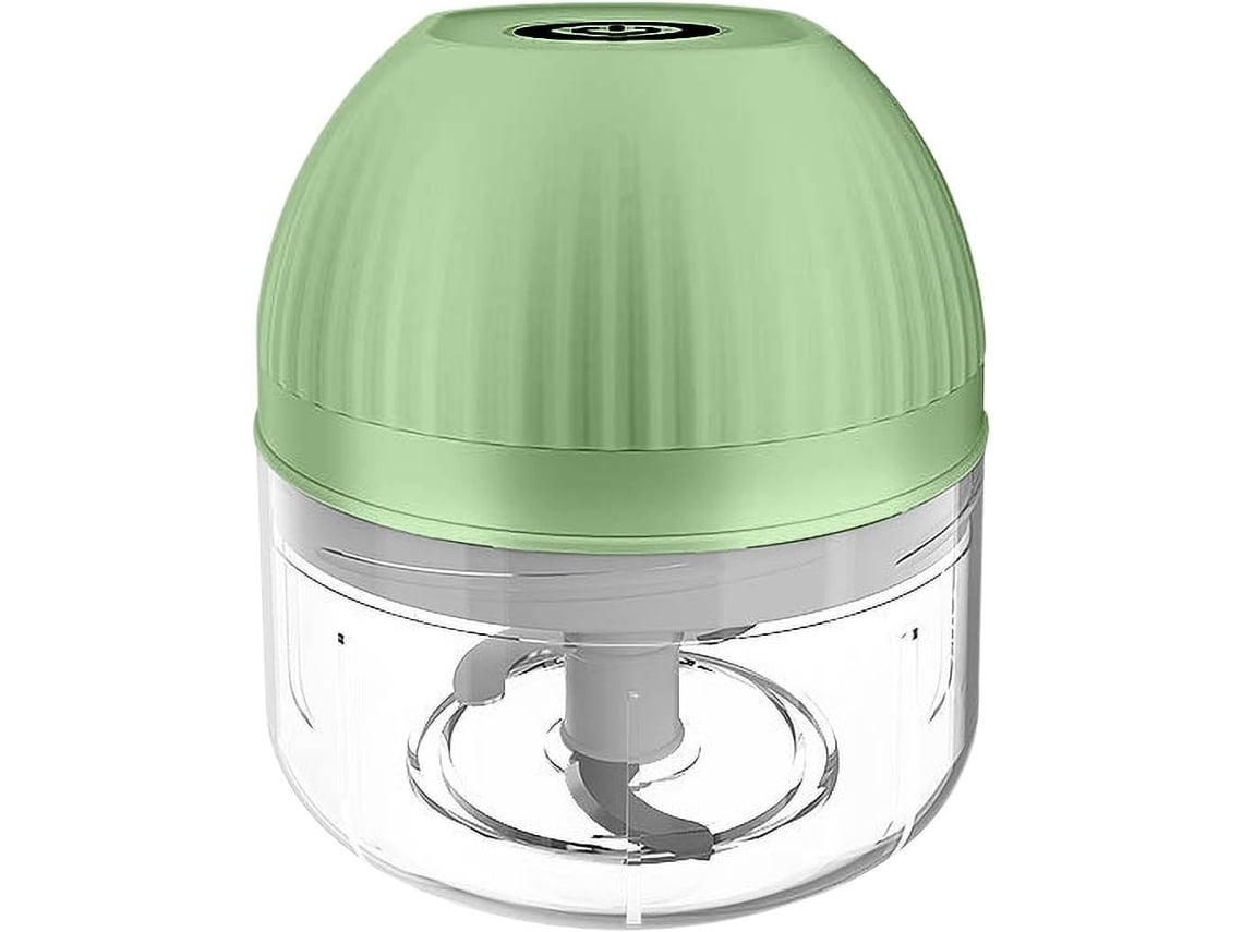 Triturador De Alimentos Elétrico, Usb Recarregável, Para Legumes, Cebola E Gengibre, Verde