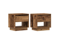Conjunto de 2 Servos Mudos Madeira Antiga MAISON EXCLUSIVE 45x34x44 cm