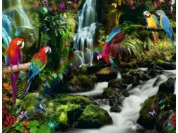 Quebra Cabeça Ravensburger Papagaios Selva Quebra Cabeça De 2000 Peças Animais