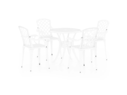 Bistro Set, Bistro Sets Vidaxl Branco Alumínio (n/a)
