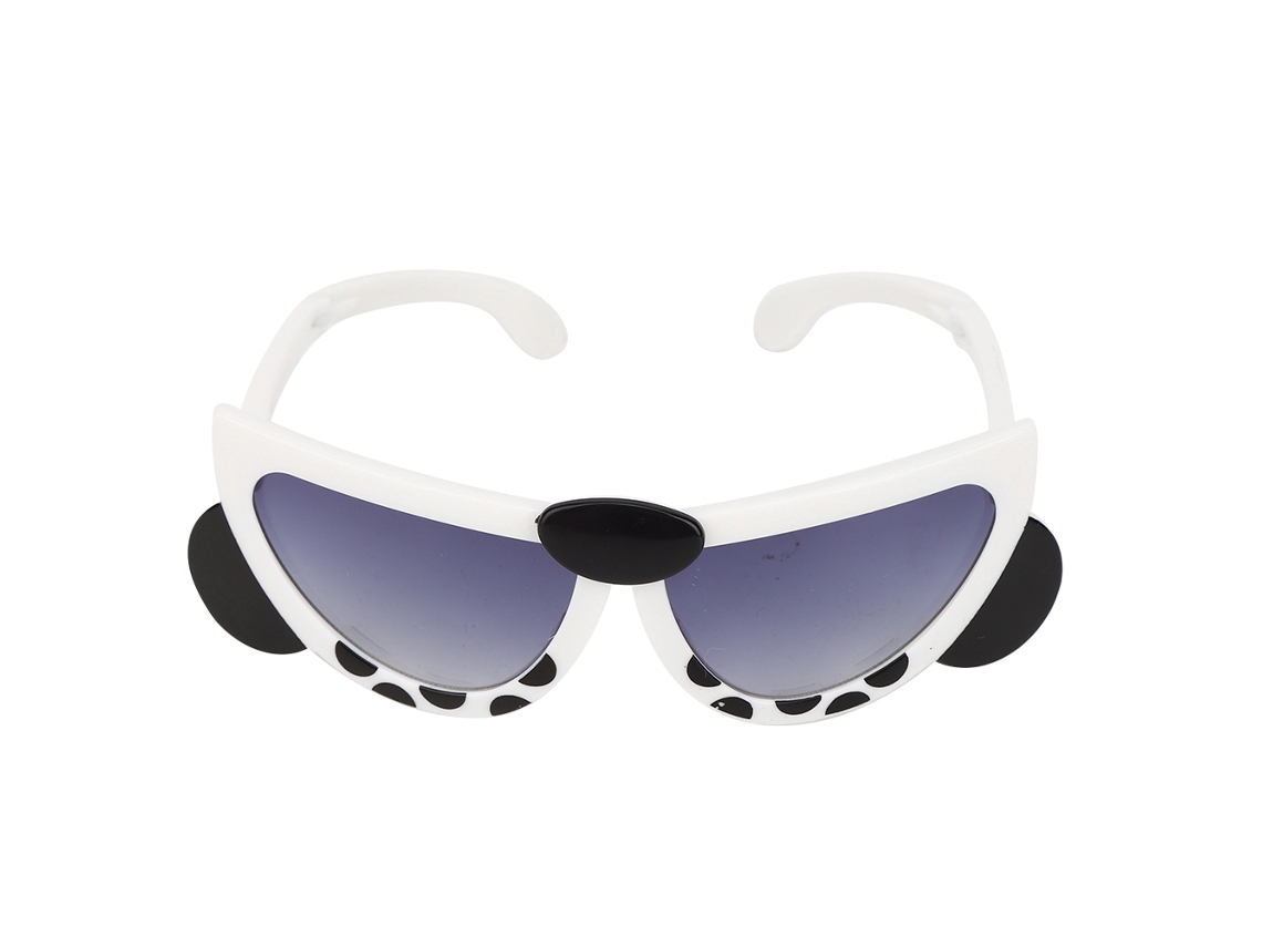 Gafas de Sol Plegables Infantiles com Estilo Animal Cartoony Portáteis para Verão Presente de Brinquedo Panda Branco