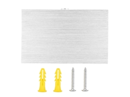 Luz de Parede Led Moderna Alumínio Branco Quente para Jardim e Interior | S/MARCA