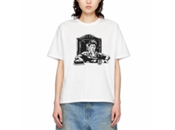 Rockinstone Scarface Movie Tonyatdesk White Adult T-shirt Size:xl