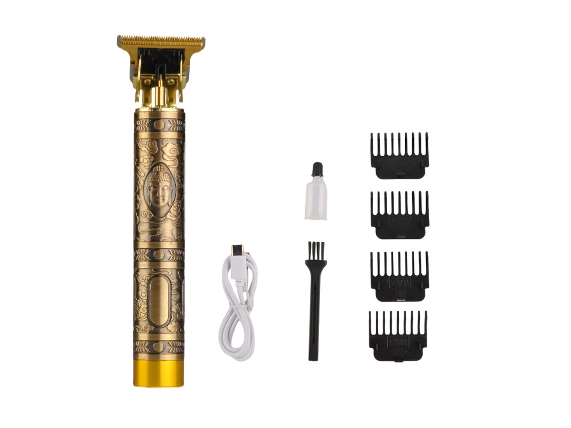 Máquina de Cortar Cabelo Profissional com Forros T Aparadores de Lâmina T Sem Fio para Barbeiros Máquina de Cortar Cabelo Elétrica JEDBESETZT