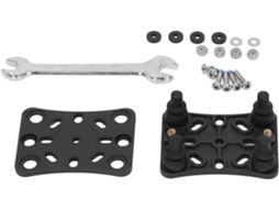 Ftvogue Suporte De Telefone Para Moto, Amortisseur, Em Acier Inoxydable E Nylon Vélo Atv Utv Com Solide