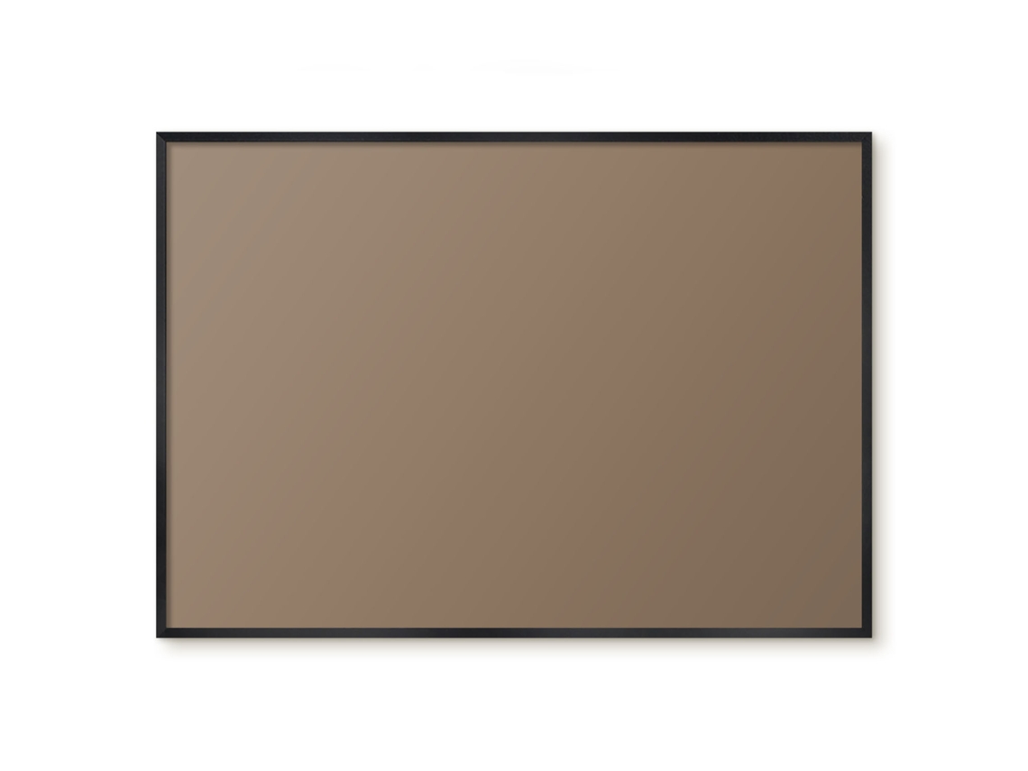 Magnetic Glass Board Brown Color For The Hall Espelharte (100x70 Cm)
