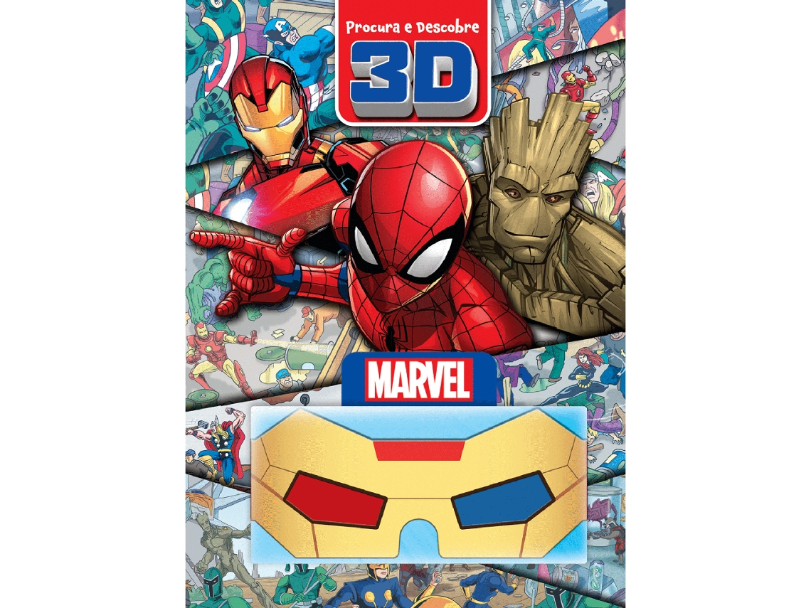 Procura e Descobre 3D - Marvel VÁRIOS AUTORES 
