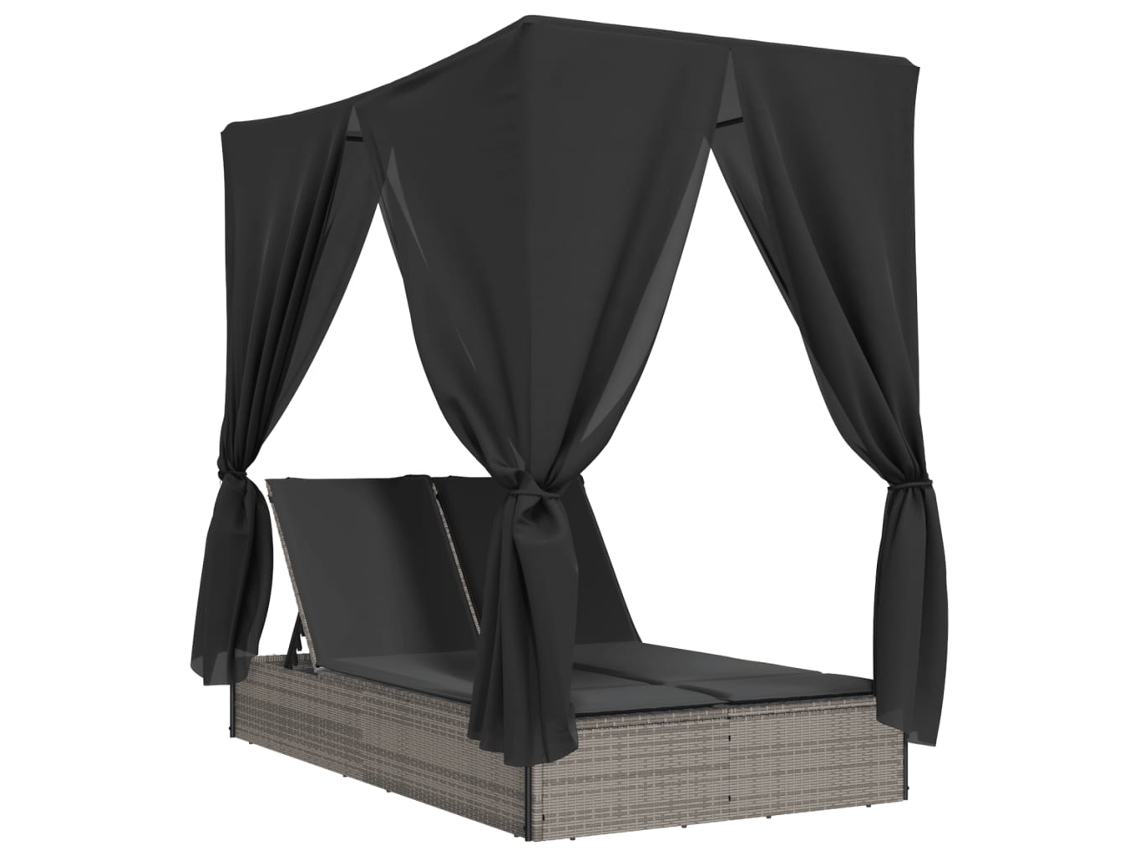 Double Sun Lounger, Double Sun Loungers Vidaxl Cinzeto Rattan / Vime (n/a)