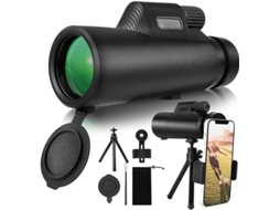 Monóculos Prisma Bak4 De Alta Ampliação 10x42 Para Adultos, Com Suporte Para Smartphone E Tripé, Para Observação De Pássaros, Caça, Caminhad