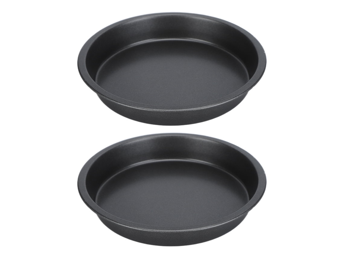 2pcs Assadeira de Pizza S/MARCA, Antiaderente, Aço Carbono, 9 polegadas