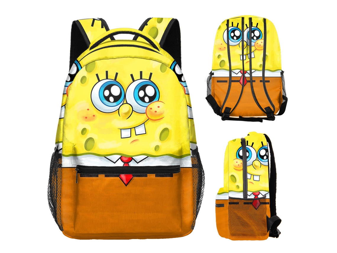 Mochila Escolar Estampada Com Desenhos Animados, Material Oxford, Mochila De Proteção E Descompressão Da Coluna, Estilo 1