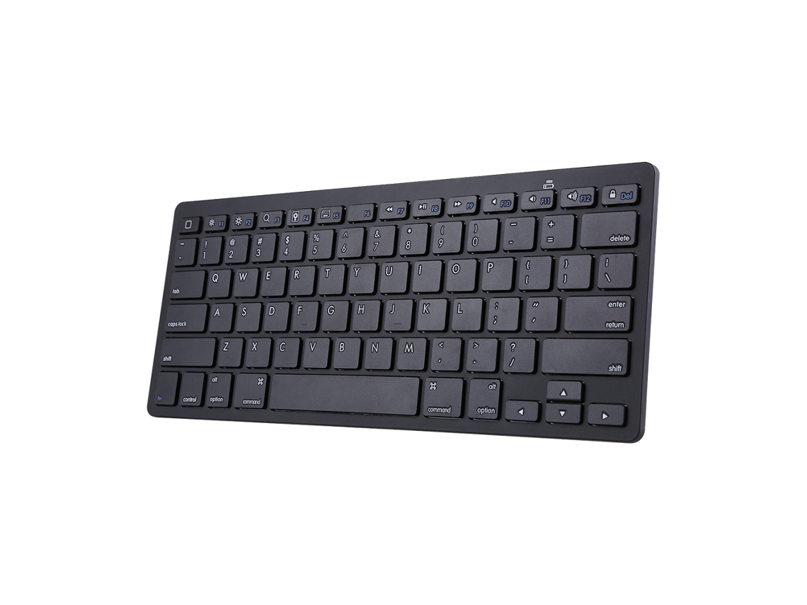 Teclado Bluetooth (design Ultra Fino, Compatibilidade Com Múltiplos Sistemas)