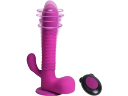 Vibrador De Massagem Telescpica De Controle Remoto Sem Fio Com Rotao De 360para Mulheres (roxo) Yizhood