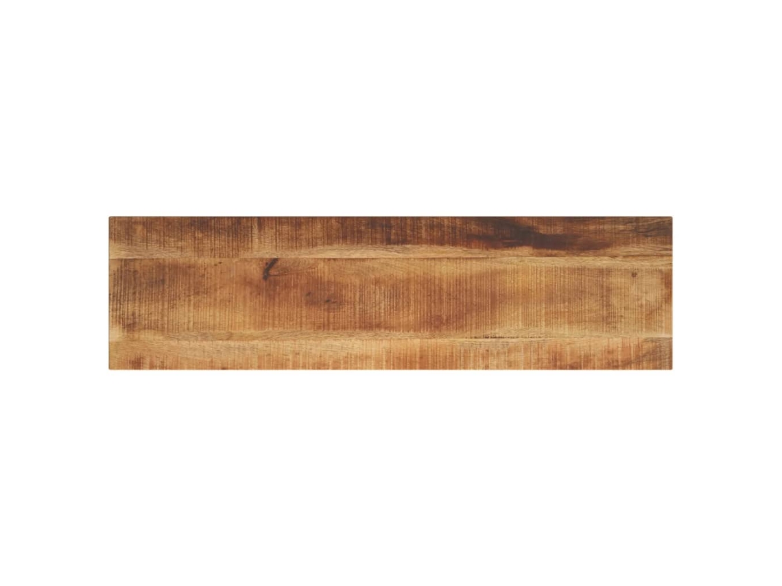 Vidaxl Tampo De Mesa Retangular 110x40x2,5 Cm Mangueira Áspera Maciça