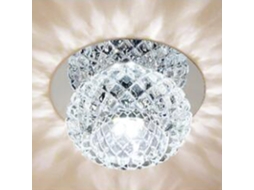 2026 luz de Teto Led Criativa de Cristal para Corredor, Nicho e Entrada com 3 Cores de Luz