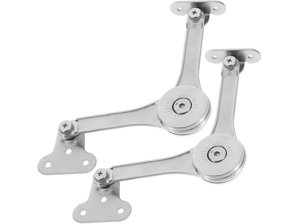 Conjunto De 2 Dobradiças Suporte Para Porta Armário/guarda-roupa Com