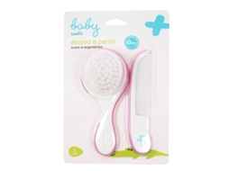 Escova e Pente para Bebé Rosa BABY WELLS