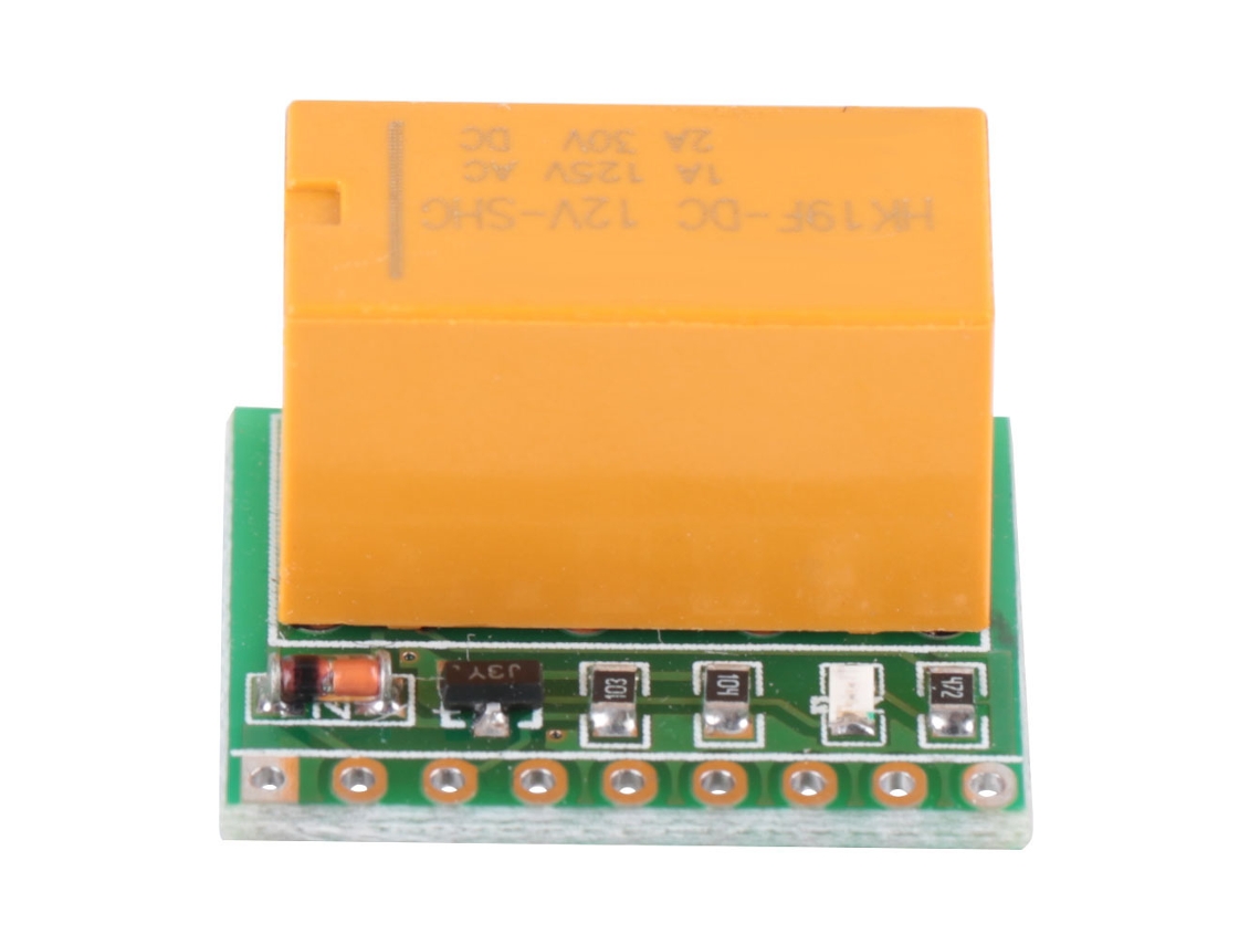 Módulo Relé DPDT 12VDC com 2 Canais para Motor, LED, Quadricóptero