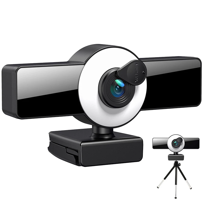 Webcam Usb (1080p) Com Microfone E Foco Automático.