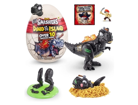 Mini Huevo Sorpresa Dino Island T Rex Coleccionable 6236 7486 Negro Bizakp23