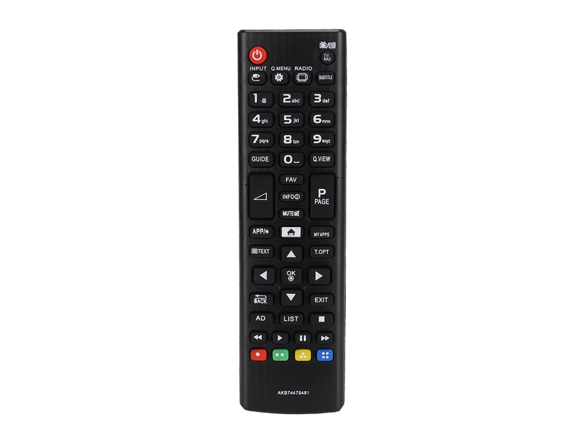Controle Remoto para TV LG AKB74475481, Carcaça de ABS, Alcance de 8 m, Resistente ao Desgaste | S/MARCA