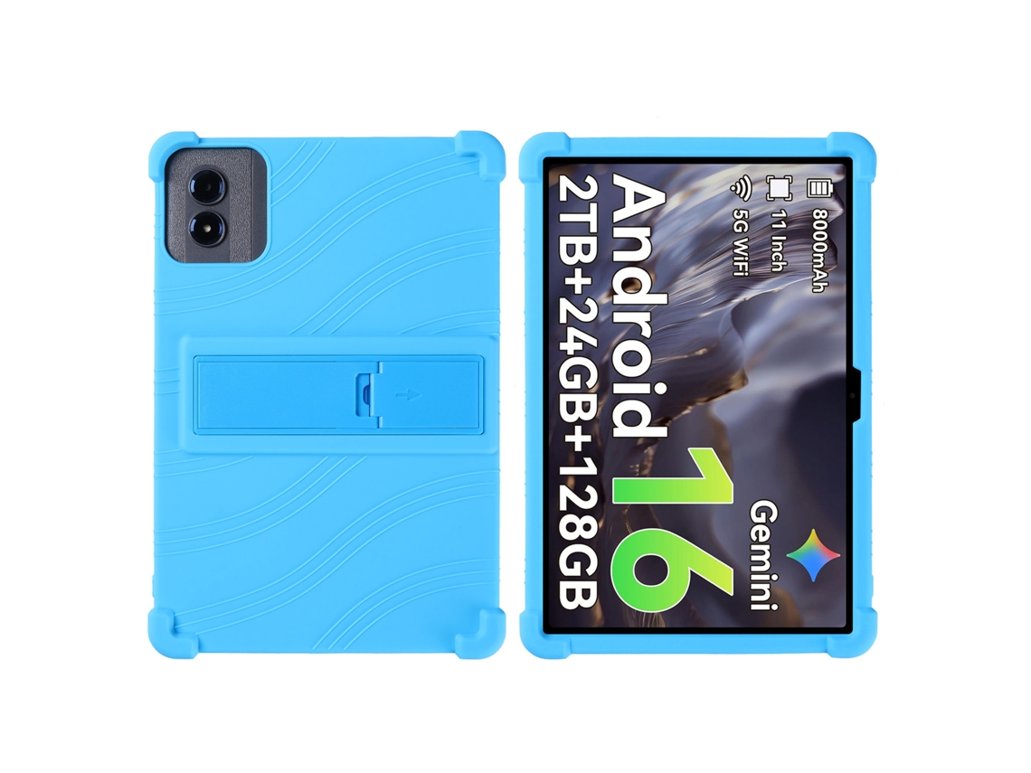 Capa Para Tabwee T50 11 Polegadas Com Suporte Resistente A Impactos Henten Home Azul Celeste