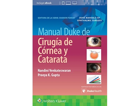 Livro Manual Duke de cirugia de cornea y catarata de Preeya Gupta e Nandini Venkateswaran (Espanhol)