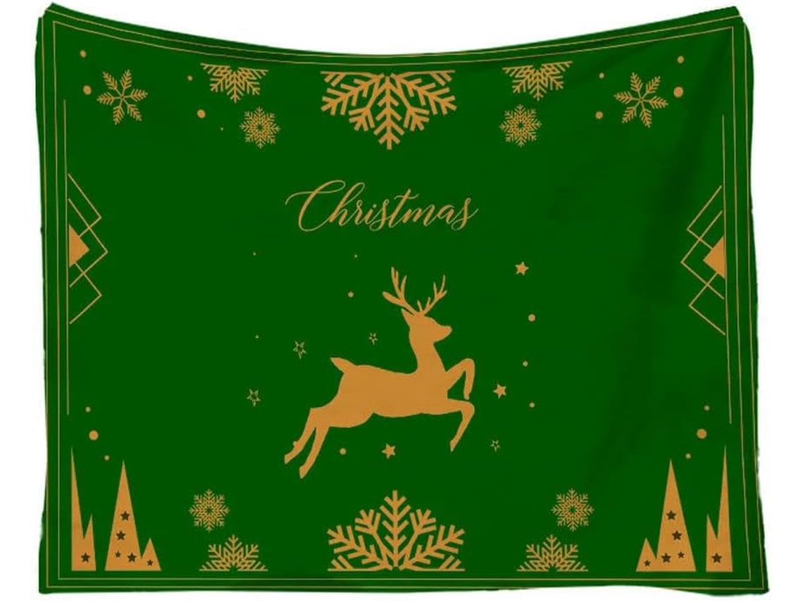 Manta de Natal Syjym Sherpa Macia e Quentinha para Sofá Cama como Inverno O, Ideal para Quarto, Sala de Estar
