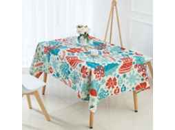 Toalha De Mesa Retangular Impermeável Estilo Natal/ano Novo