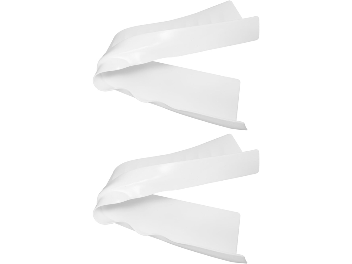 Luxshiny Faixa de Silicone para Pia, Protetor Contra Resinas e Barril de Água, 2 Peças com Ventosa Branca, Acessório