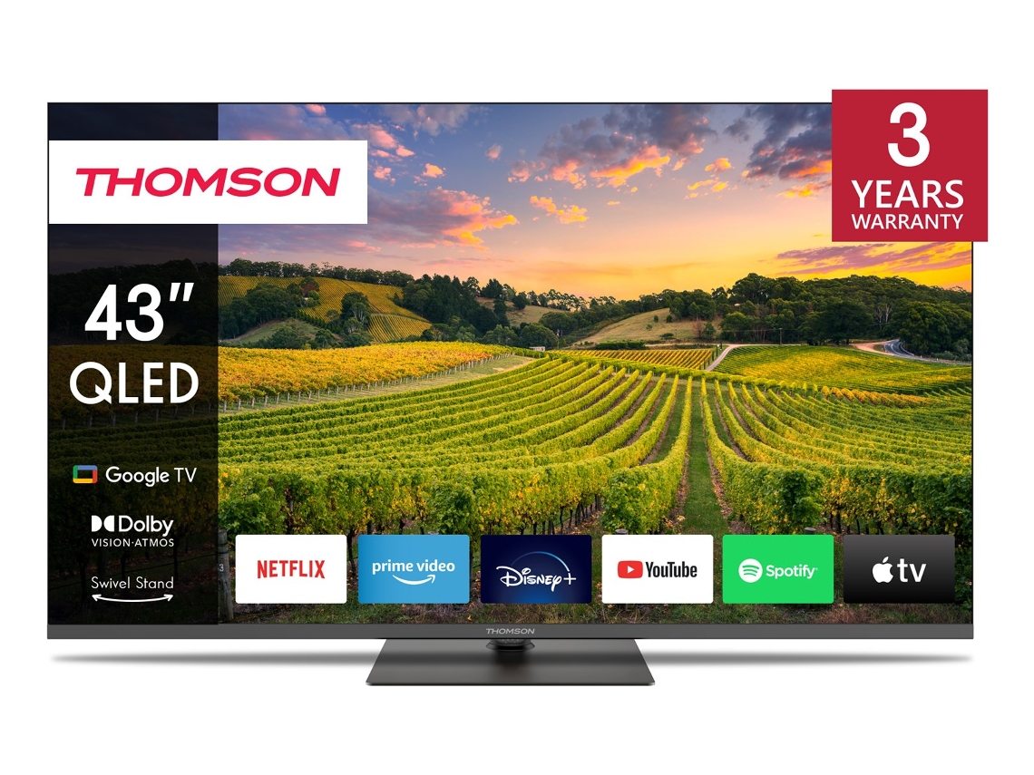 43qg5c14 Tv 109,2 Cm 4k Ultra Hd Smart Tv Wi Fi Preta Thomson (43)